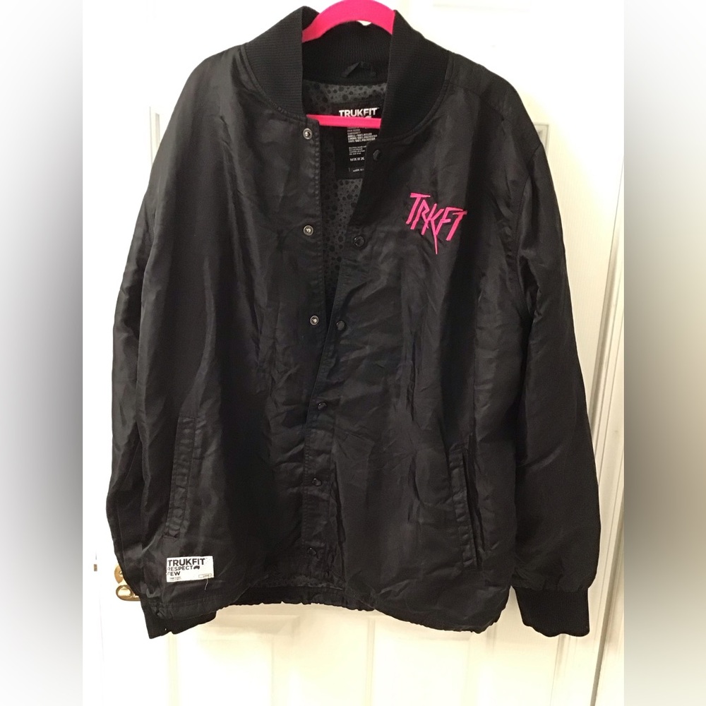 TRUKFIT MENS 2XL STREETWEAR JACKET BOMBER 17 EUC